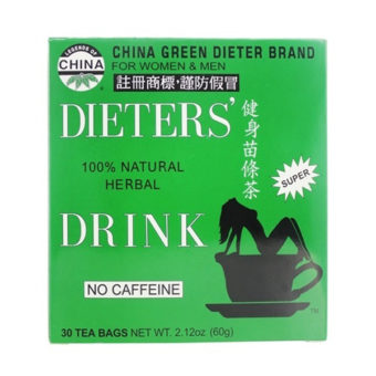Dieter’s Drink China Green Herbal Tea (36 Pack)