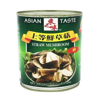 Asian Taste Straw Mushroom (Broken) 15oz (24 Pack)