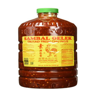 Huy Fong Sambal Olelek Chilli Sauce 1 Gallon (4 Pack)