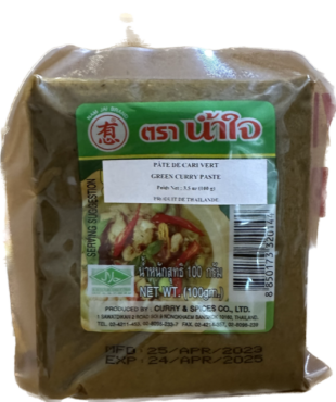 Namjai Green Curry Paste 100g (72 Pack)