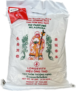 Longevity Thai Jasmine Rice (5x10lbs)