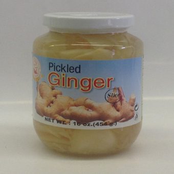 JHC Pickled Sliced Ginger In Vinegar 454g (24 Pack)
