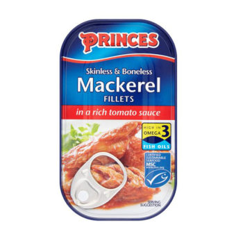 Princes Mackerel In Tomato Sauce (24 Pack)