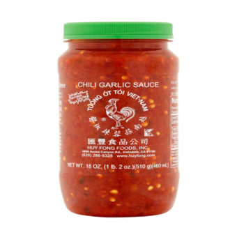 Huy Fong Garlic Chili Sauce 18oz (12 Pack)