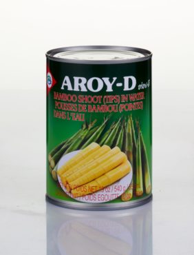 Aroy-D Bamboo Shoot Tips 540g (24 Pack)