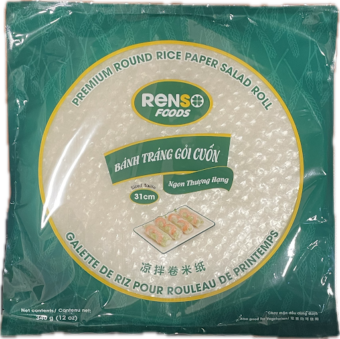 Renso Premium Round Rice Paper – 31cm (Salad Roll)